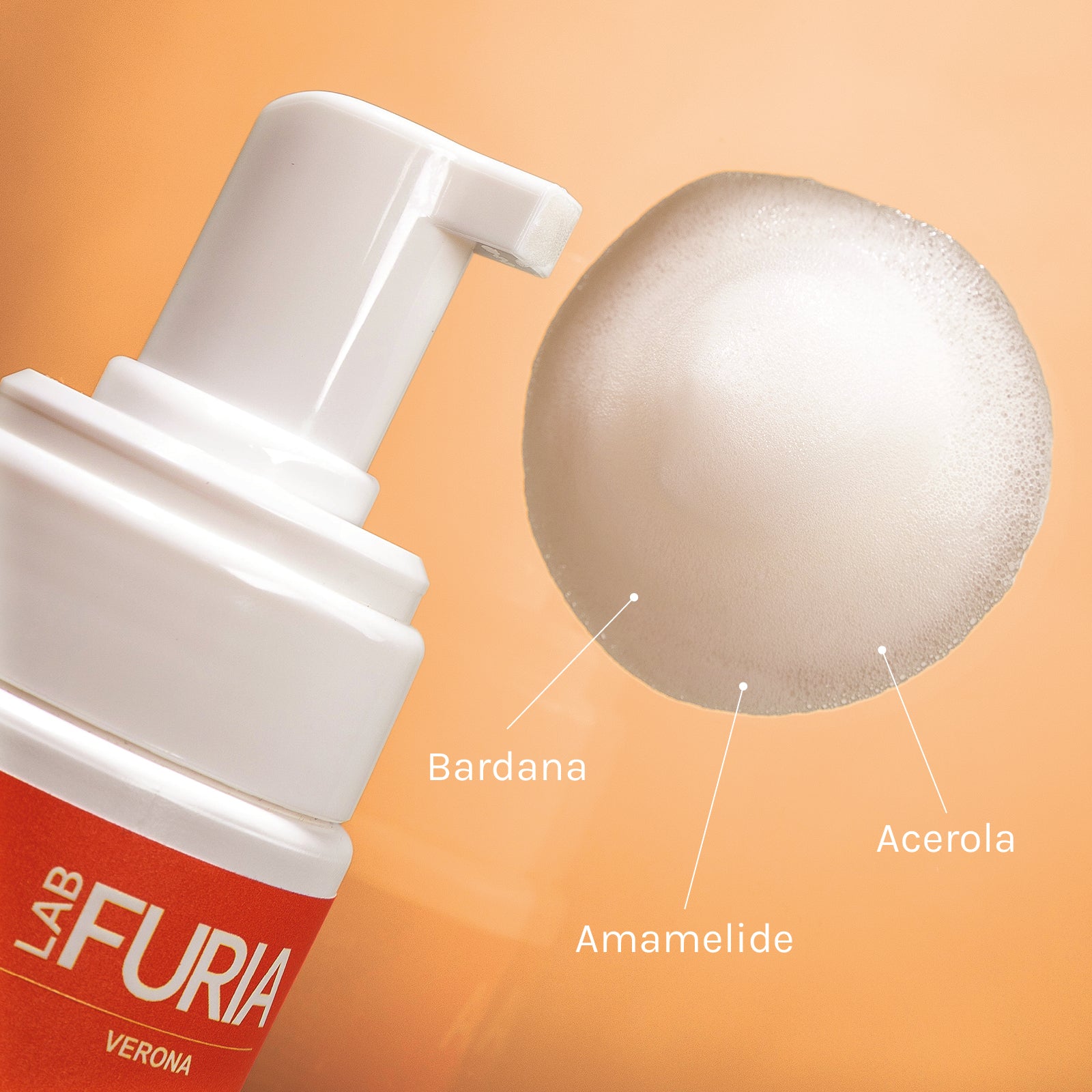 Schiuma Detergente Viso alla Vitamina C